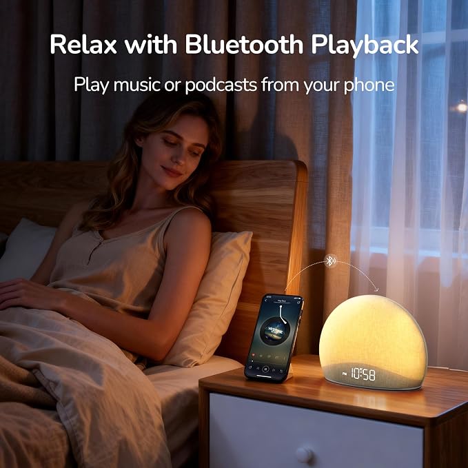 HOUSBAY Sunrise Alarm Clock Radio - Image 5
