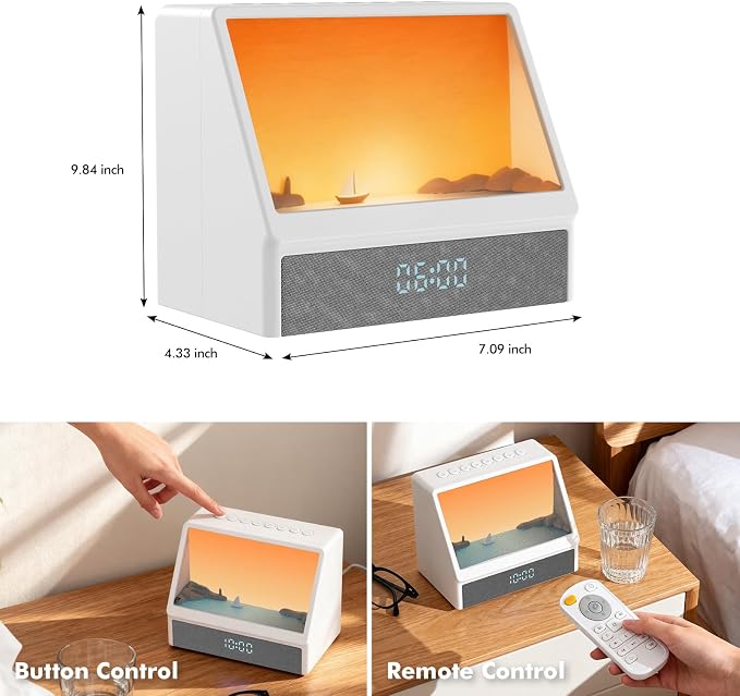 Flymiro Sunrise Alarm Clock, Wake Up Light - Image 4