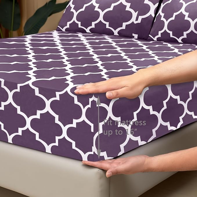 Mejoroom Queen Bed Sheet Set - Image 3