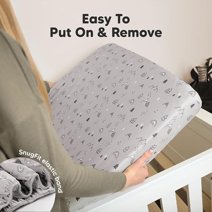 KeaBabies 2-Pack Organic Crib Sheets - Image 6