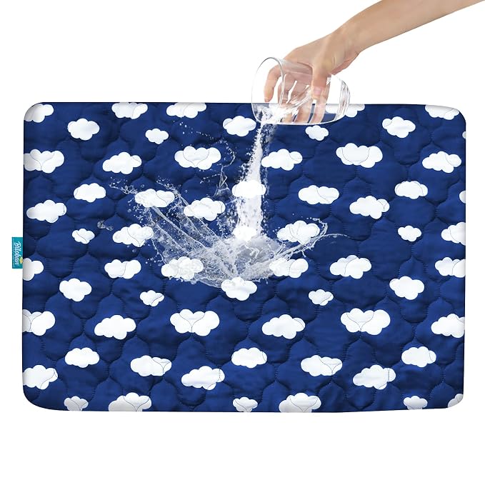 Pack and Play Mattress Protector Sheets Fitted Waterproof Pack and Play by Bilobanbabybedding