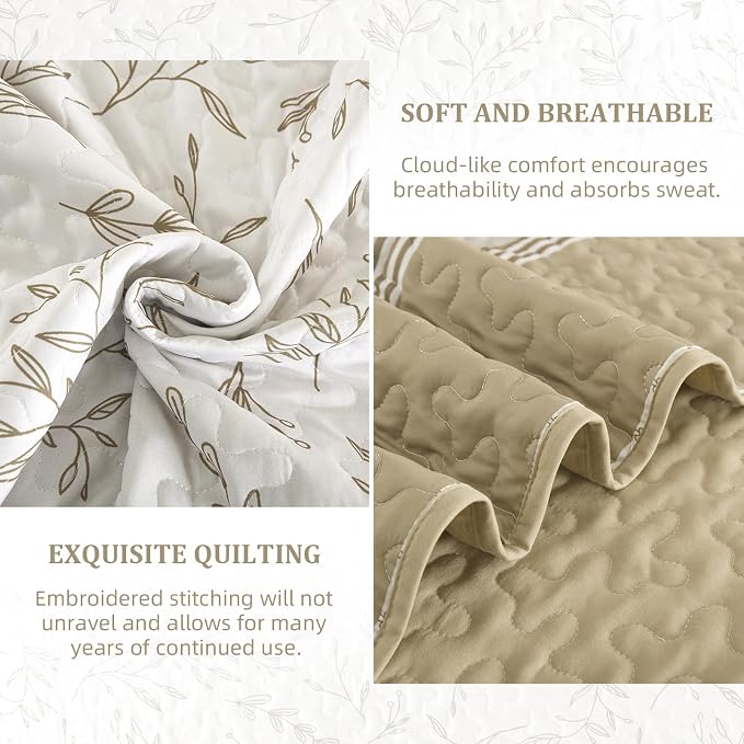 DJY Striped Quilt Set Queen Size - Image 5