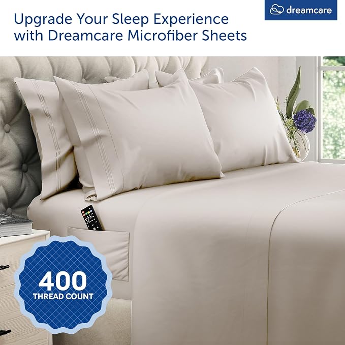 DREAMCARE King Size Sheets Set - Image 2