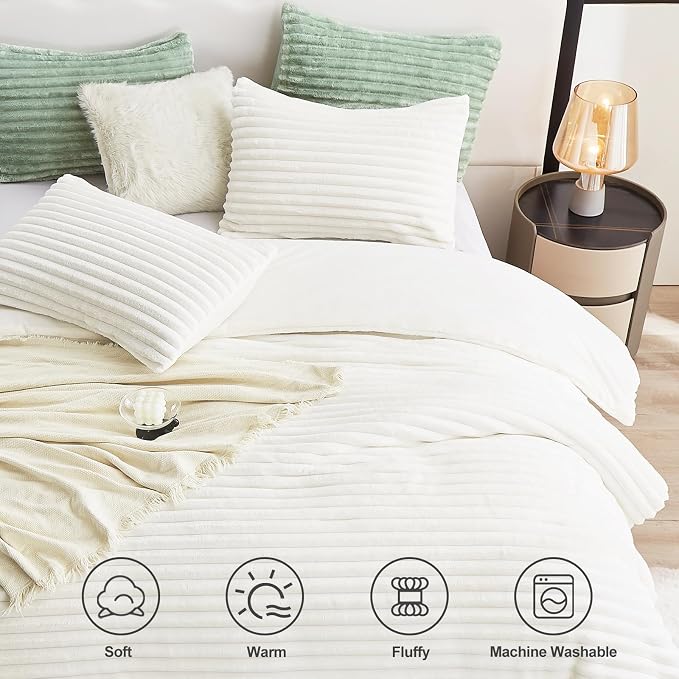CozyLux Fluffy King Size Comforter Set - Image 2