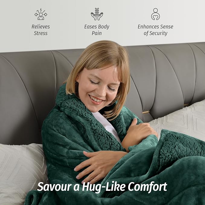 Wemore Sherpa Fleece Weighted Blanket - Image 4