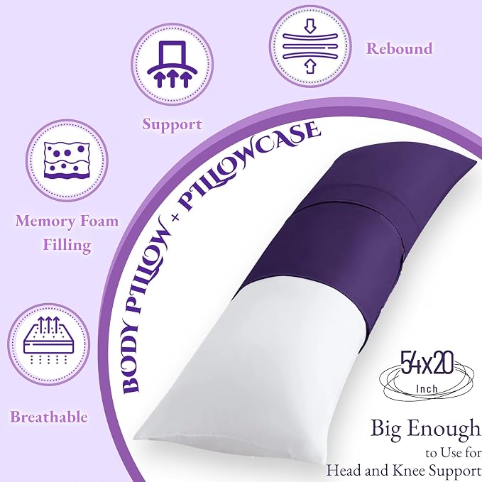 Ubauba Memory Foam Body Pillow - Image 3