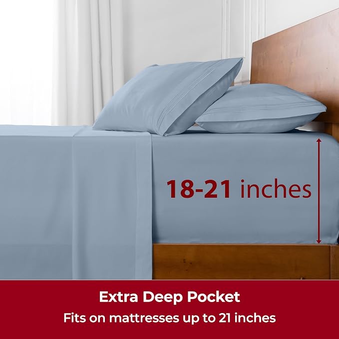 Mellanni Extra Deep Twin XL Sheets - Image 6
