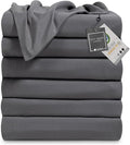Lavisun Flat Sheets only, 6 Pack Bulk Top Sheets by Lavisun