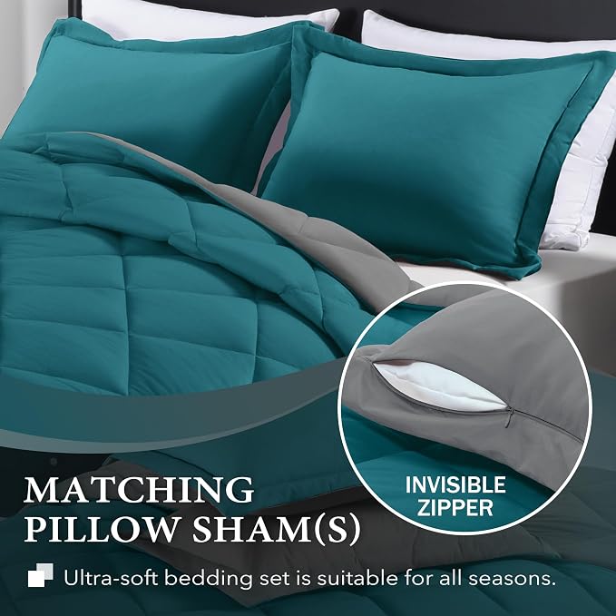 downluxe King Size Comforter Set - Image 3