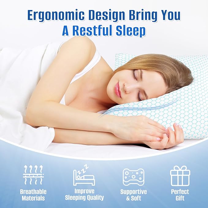 CushyOasis Shredded Memory Foam Pillow - Image 6