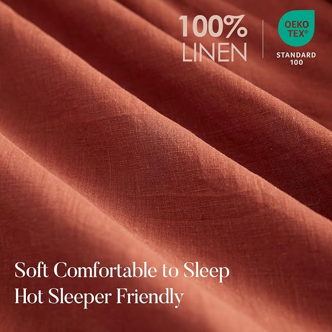 DAPU 100% Linen Duvet Cover Set - Image 2