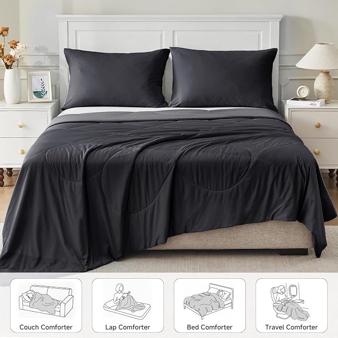 HOMFINE Cooling Comforter Japanese Double-Sided Cold Tech Fabric Cooling Blanket - Image 6