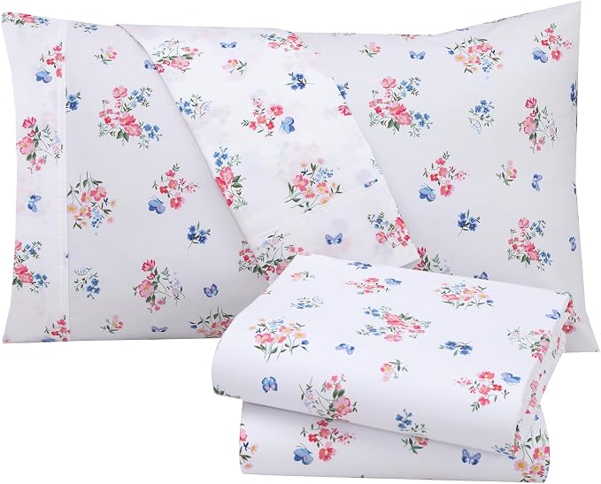 RUVANTI 100% Cotton Sheets – Split King Size Percale Bedding, Cooling & - Image 9