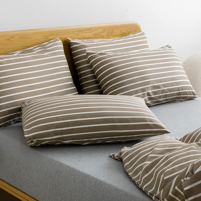 JELLYMONI Queen Duvet Cover Set, Cotton Duvet Cover 3 Pieces - Image 7