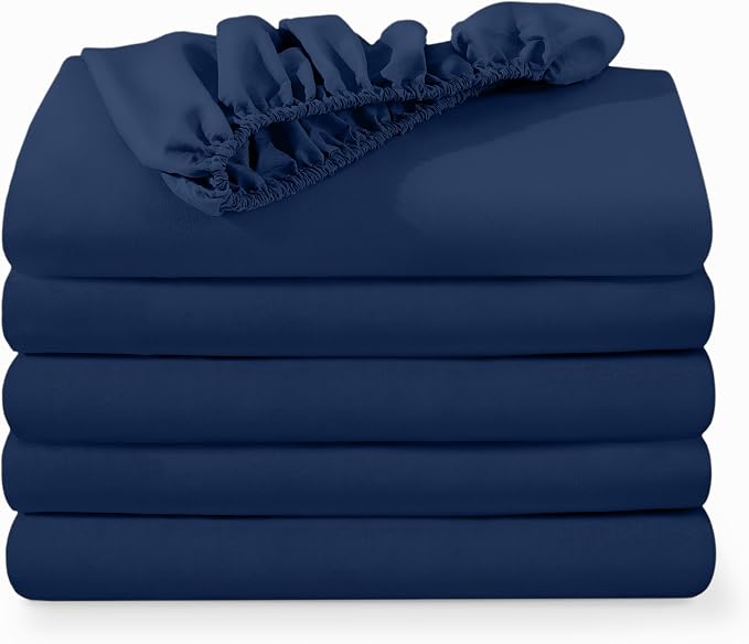 Bare Home 5-Pack Fitted Bottom Sheets Twin by BareHome