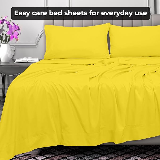 Royale Linens 2 Pack Bulk Flat Sheet Set - Image 7