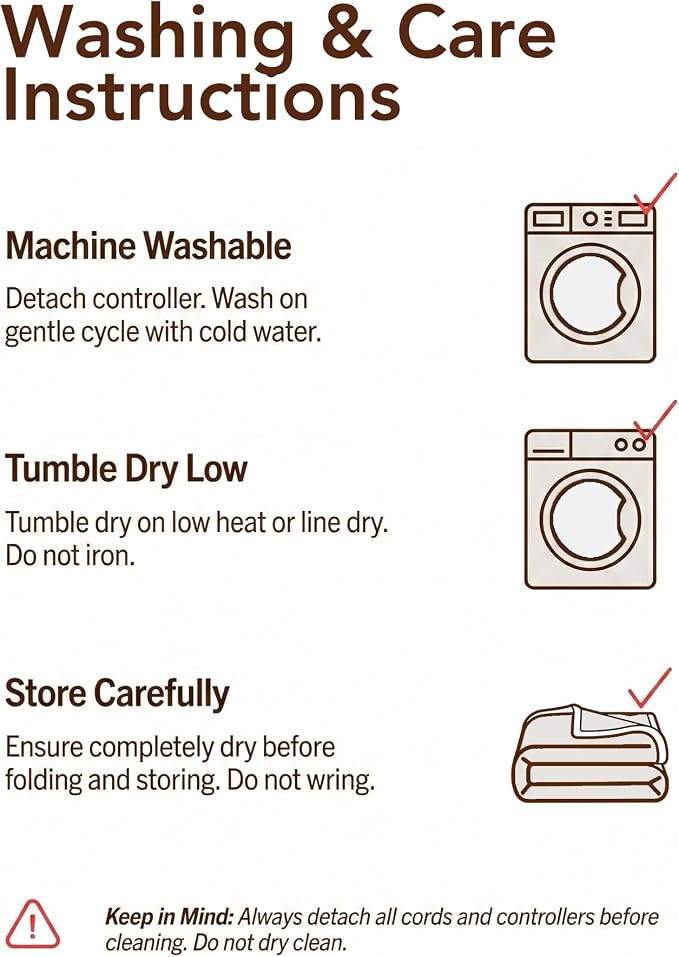 Homemate Electric Heated Throw Blanket - Image 8