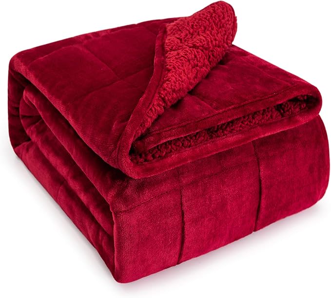 Wemore Sherpa Fleece Weighted Blanket by WemoreDirect