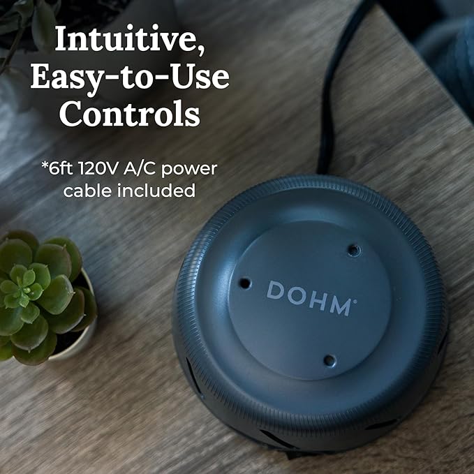 Yogasleep Dohm Uno White Noise Sound Machine, Real Fan Inside - Image 6
