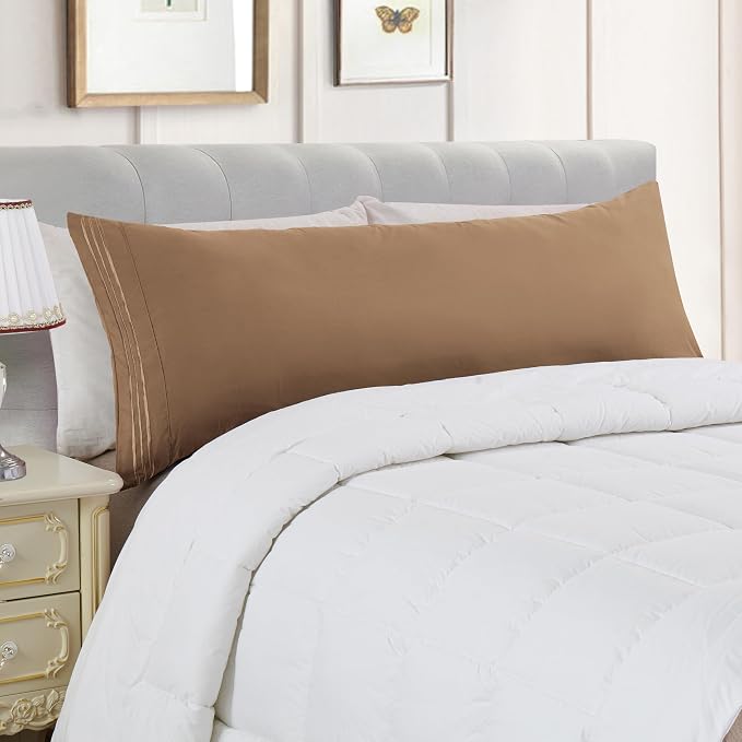 Elegant Comfort Luxury Ultra-Soft 1-Piece Body Pillowcase - Image 2