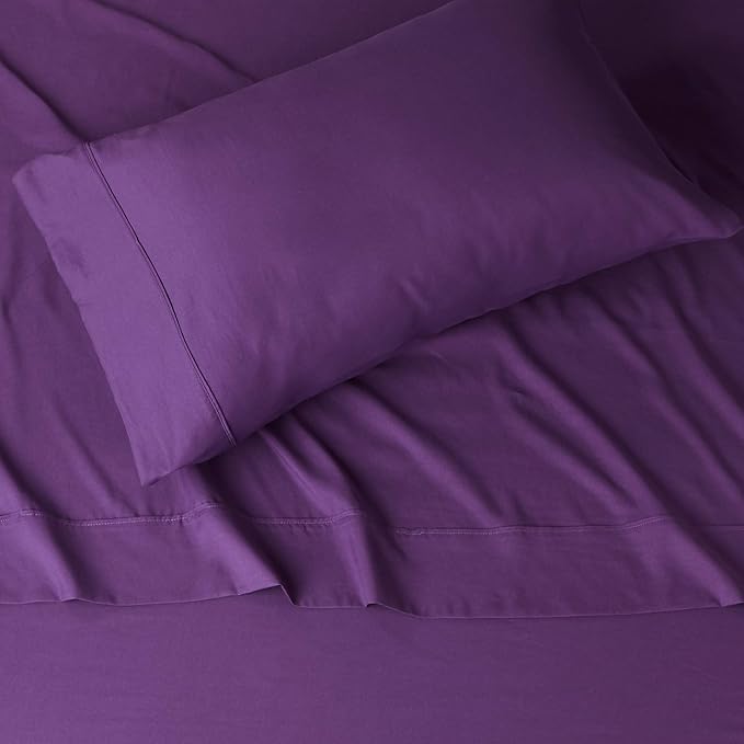 Amazon Basics Lightweight Super Soft Easy Care Microfiber 3 Piece Bed Sheet Set - Image 3