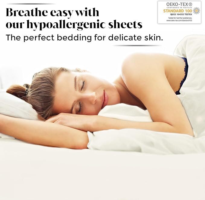 Luxury Bamboo Market | Queen Envelope Pillowcase Set | 100% Viscose Made from - Image 2