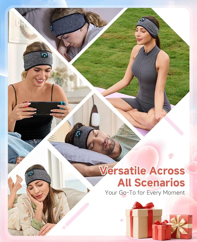 Perytong Sleep Headphones Wireless, Air Travel, Meditation - Image 8
