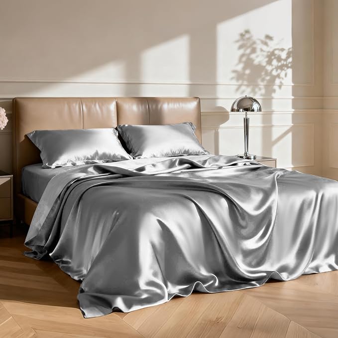 Love's cabin Twin XL Satin Sheet Sets - Image 2