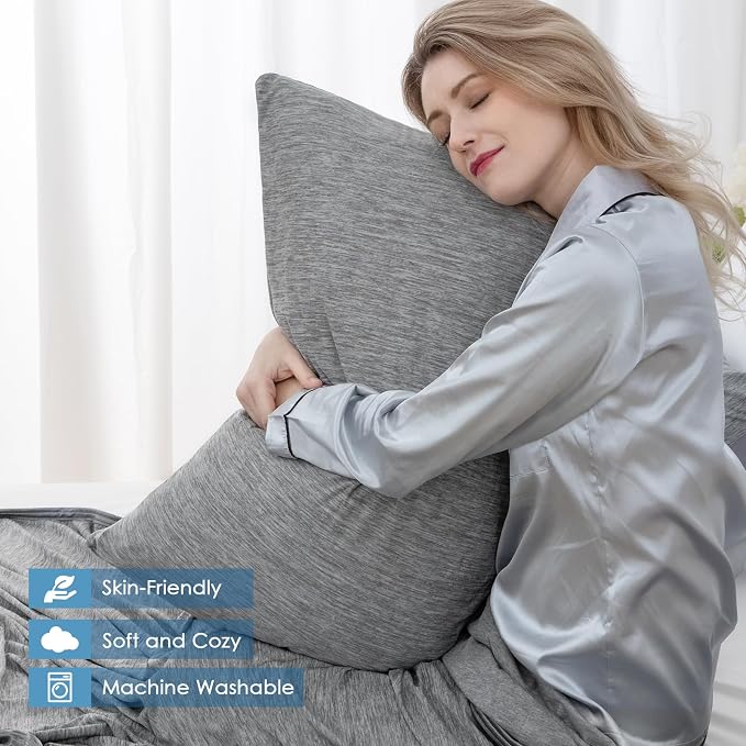 CHOSHOME Cooling Pillow Cases Zipper Pillow Covers Q-Max > 0.45 Zippered - Image 6