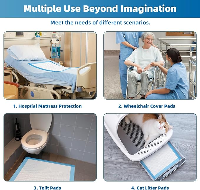SOFYFINE Disposable Bed Pads 30" x 36" Adult Incontinence Underpads, Heavy Duty - Image 6