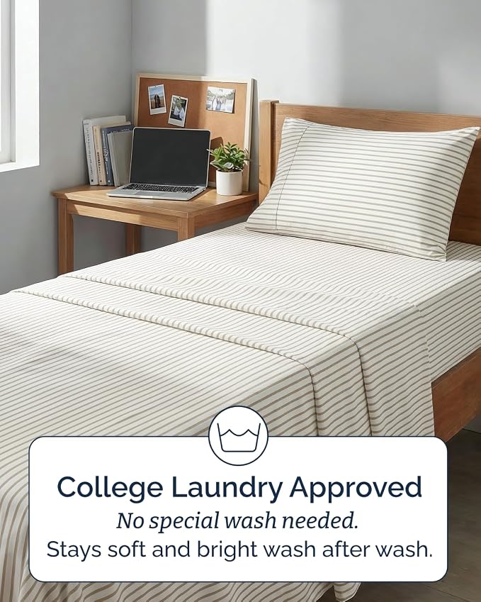 Twin XL Size 3 Piece Sheet Set - Image 6