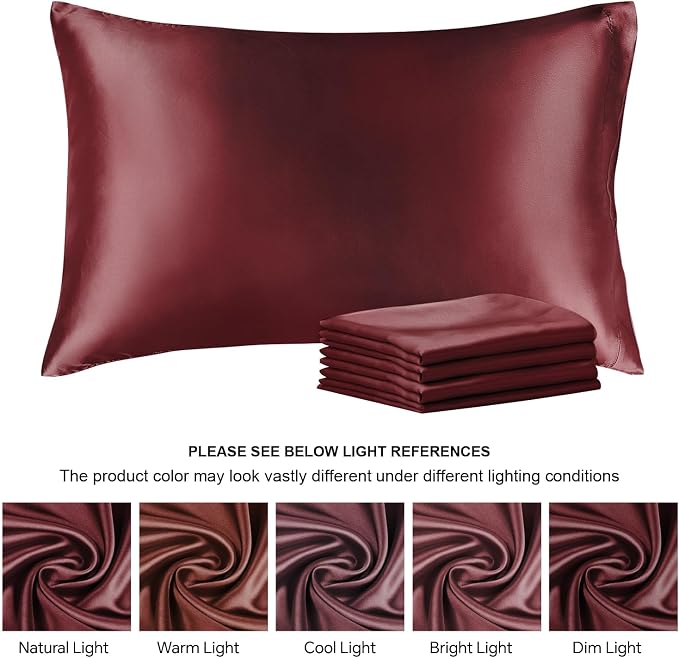 BEDELITE Satin Pillowcase for Hair and Skin, Super Soft Similar to Silk Pillow - Image 7