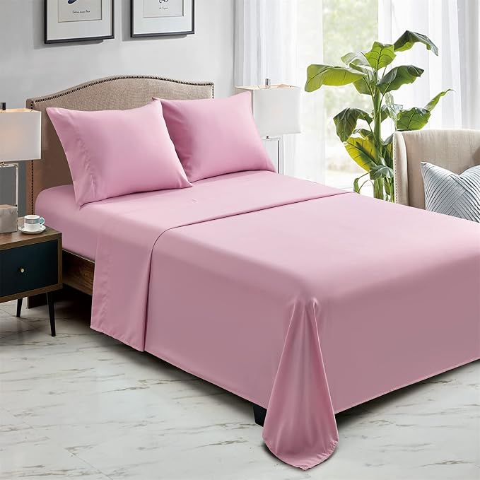 FreshCulture Full Flat Sheets Only, Soft Microfiber Bedding Sheets - Image 6