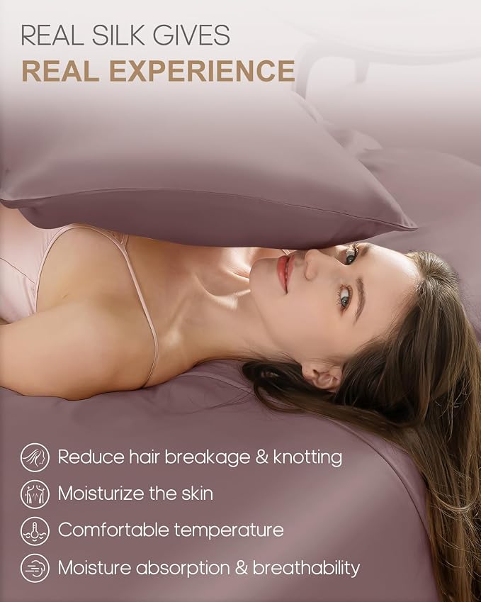 THXSILK 22 Momme 100% Pure Mulberry 6A+ Silk Pillowcase - Image 3