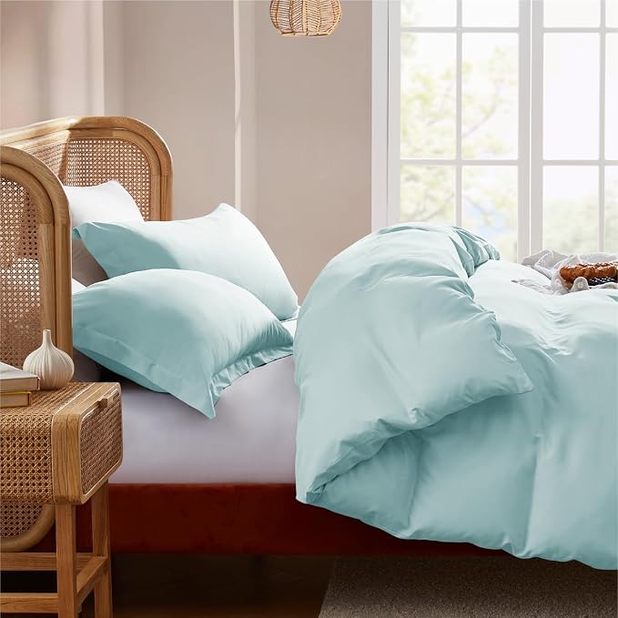 Nestl Light Blue Duvet Cover King Size - Image 7