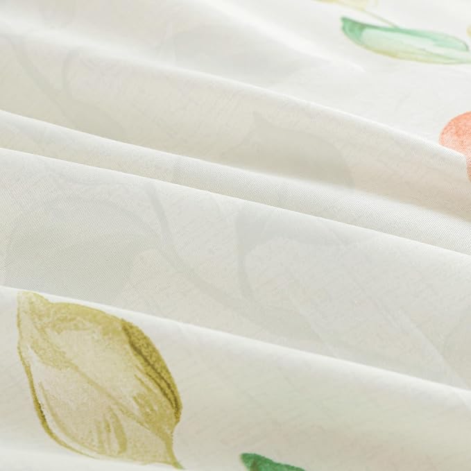 OAITE Duvet Cover Set Twin Size Floral Pattern Ultra Soft 100% Cotton Duvet - Image 6