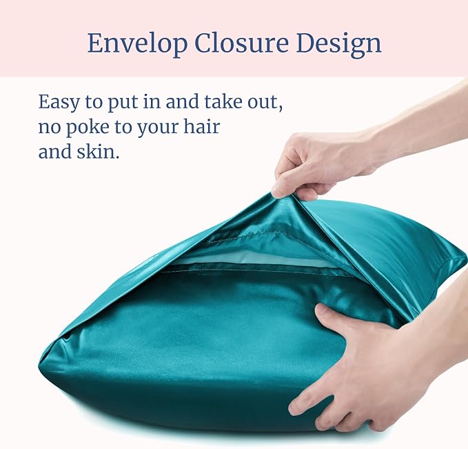BEDELITE Satin Pillowcase for Hair and Skin, Super Soft and Cooling Similar to - Image 6