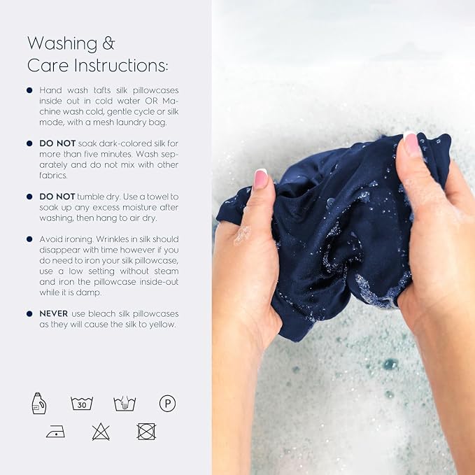 TAFTS 22mm 100% Pure Mulberry 6A Silk Pillowcase - Image 8