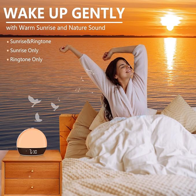 Sunrise Alarm Clock Sound Machine, Alarm Clocks - Image 2