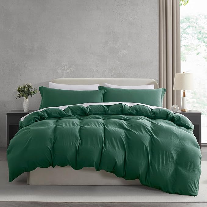 Nestl Dark Green California King Duvet Cover Sets by Nestl
