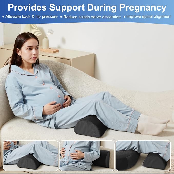 Pregnancy Pillows for Sleeping, 44.5 Inch Pregnancy Massage Pillow Full Body - Image 7