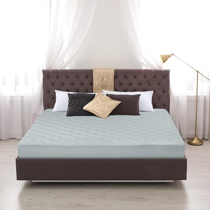 Utopia Bedding Quilted Fitted Mattress Pad, Full Size, Elastic Fitted Mattress - Image 7