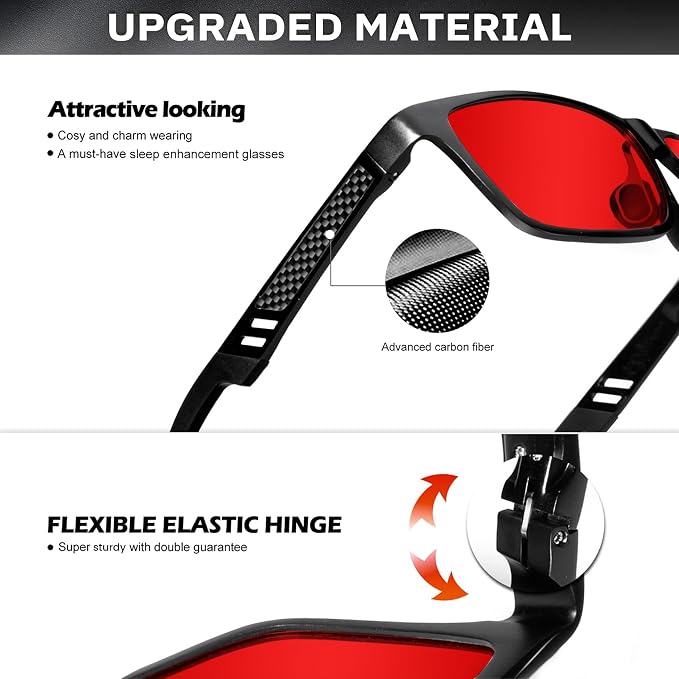 ANYLUV Blue Light Blocking Glasses Men Computer Gaming Glasses Lightweight - Image 3