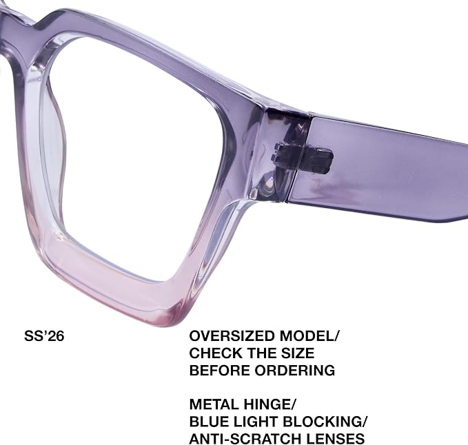 livho Oversized Eyewear Frame for Woman and Men - Image 3