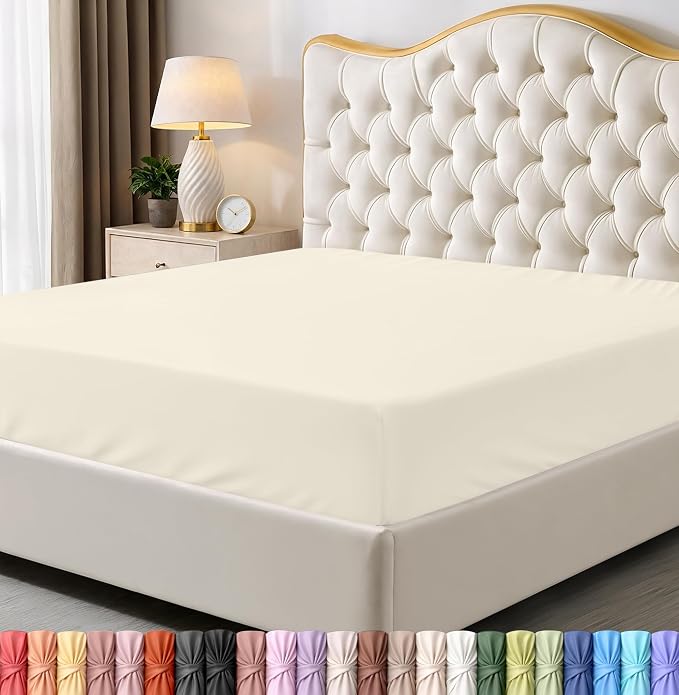 Utopia Bedding Queen Fitted Sheet by UTOPIABEDDING