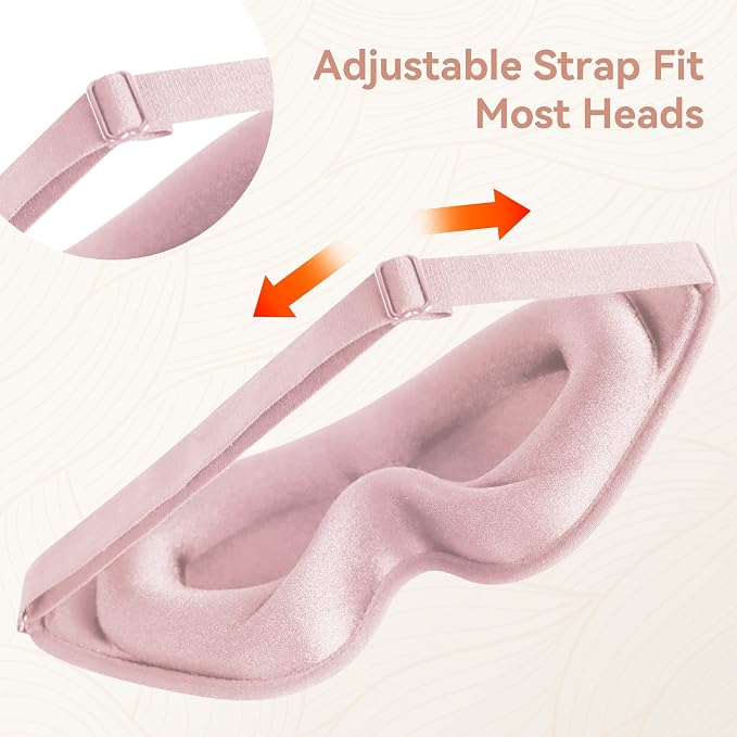 Sleep Mask for Men Women, Upgraded 3D Deep Contoured Eye Covers for Sleeping - Image 3
