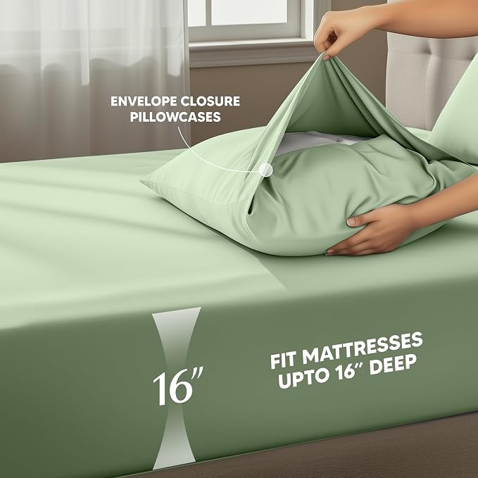 Utopia Bedding California King Size Sheet Set – 4 Piece Bed Sheets, Soft and - Image 4