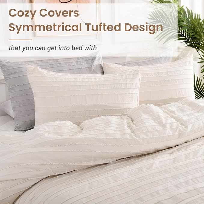 NEXHOME PRO Duvet Cover Full, Soft and Lightweight 100% Washed Microfiber - Image 3