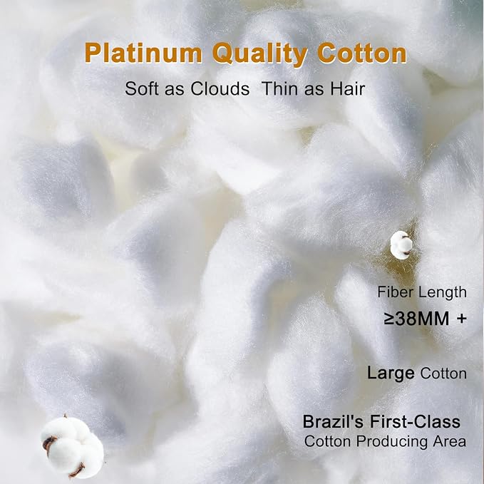 YOUR MOON Fluffy Support Bed Pillow Queen Size, Luxury Hotel Quality Bed Pillows - Image 4