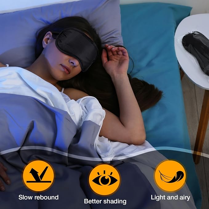 Tarpop 100 Pcs Eye Mask Sleeping Blindfold Eye Cover - Image 3